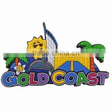 soft pvc fridge magnet refrigerator,promotional custom cute half cat fridge magnet
