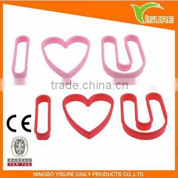 cookie mold I love u