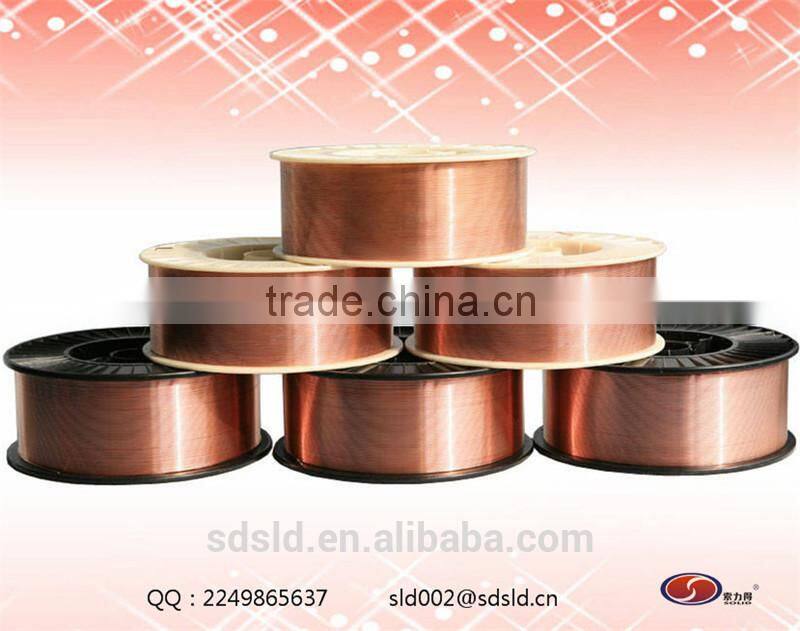SG2 AWS ER70S-6 brass coated copper clad alloy welding wire