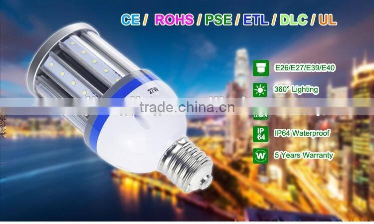 SMD3030 Ra>80 DLC Listed Shenzhen Factory IP64 Post Top Retrofit LED Bulb