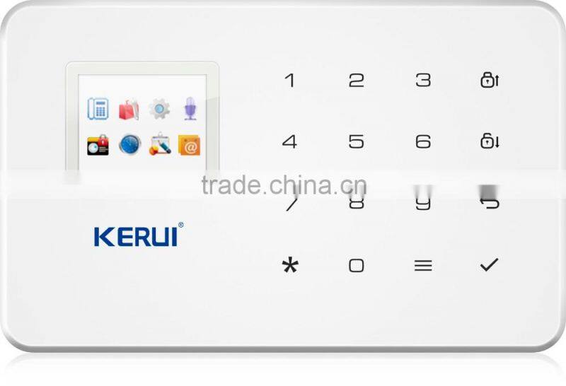 New KERUI G18 with gas detector and HD wireless camera wireless gsm alarm system