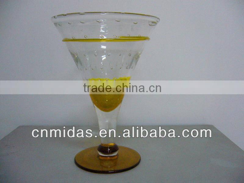 Handmade Blue Cocktail Glass Names in China