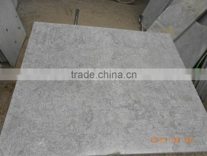 Chinese blue limestone flamed tile