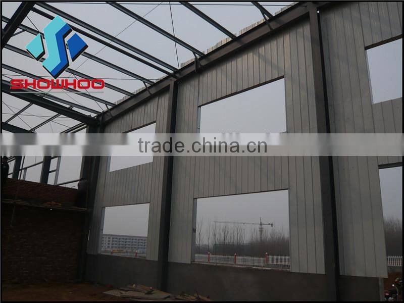 Construction design steel structure frame pre-engineered warehouse