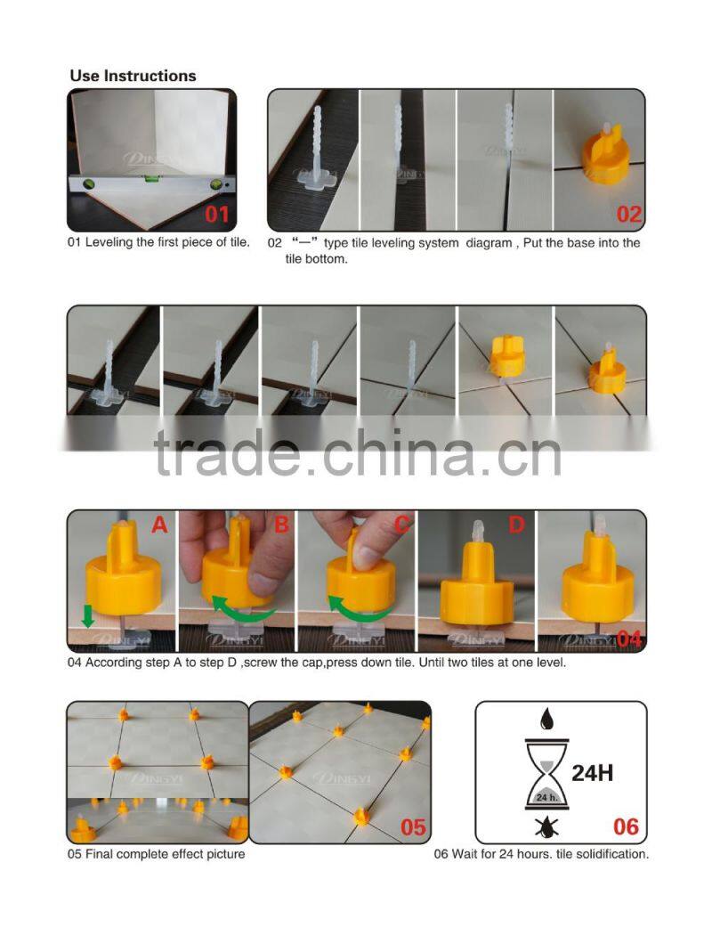 3mm tile leveling system clip tile leveling clip spacer