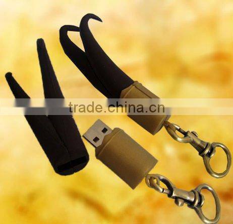 USB 4GB Promotion Gift Soft pvc 3D Deer Horn