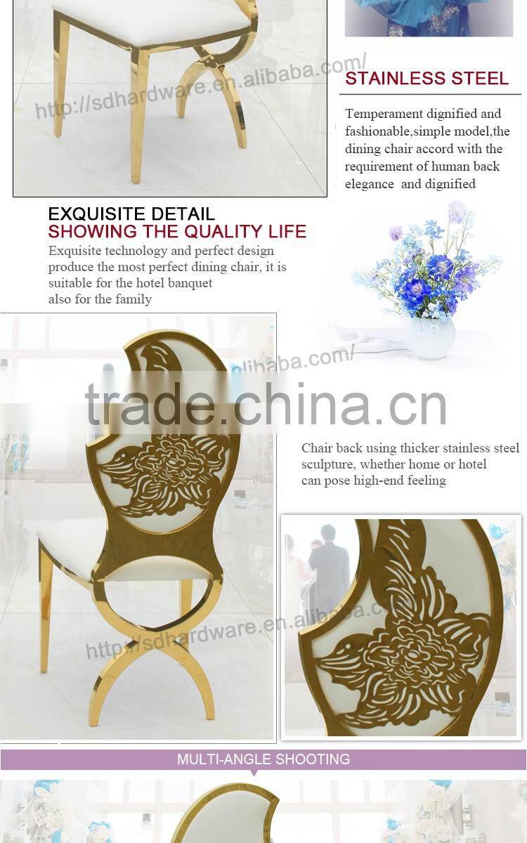 hotel moon back gold frame chairs french white chairs