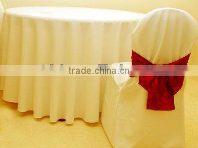 Terrific 120 round table cloth, polyester table cloth for hotel