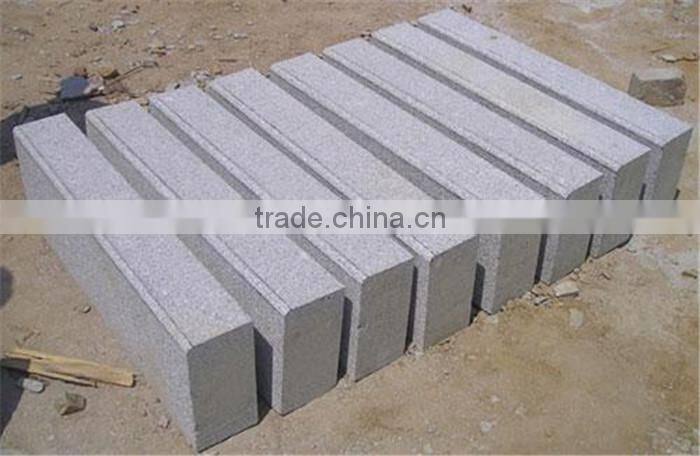 grey granite kebstone, machine-cut