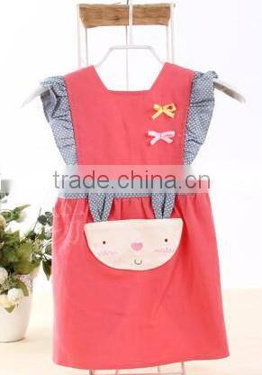 kids cotton apron/baby eating clothes/children painting apron/children apron/baby apron