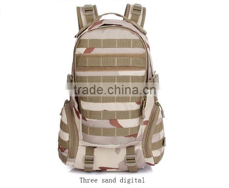 600D waterproof camouflage camping hiking military backpack