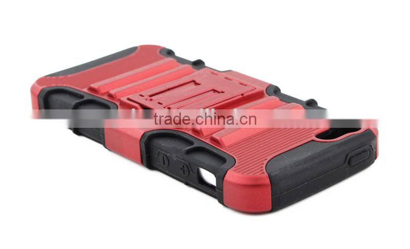 Kickstand skin armor for iPhone 5G 5S defender