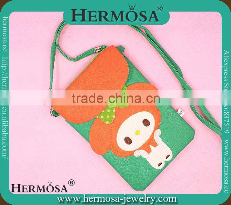 NEW ARRIVAL Orange Cute Animals Elephant Style Coin Purse Wallet Phones Bag Key Bag PUB 32