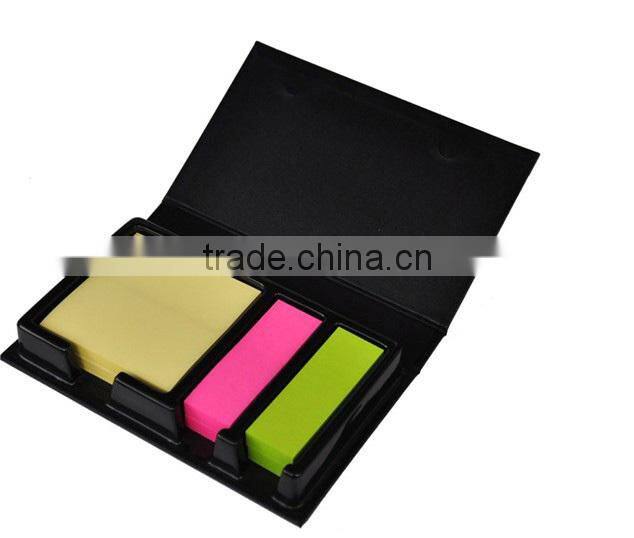 Custom Leather Cover sticky notes organizer