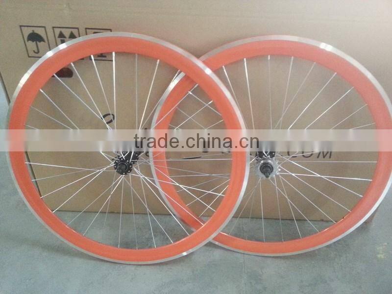 2016 hot selling colorful aluminum alloy wheel set deep V rim 45mm filpflop hub wheelset
