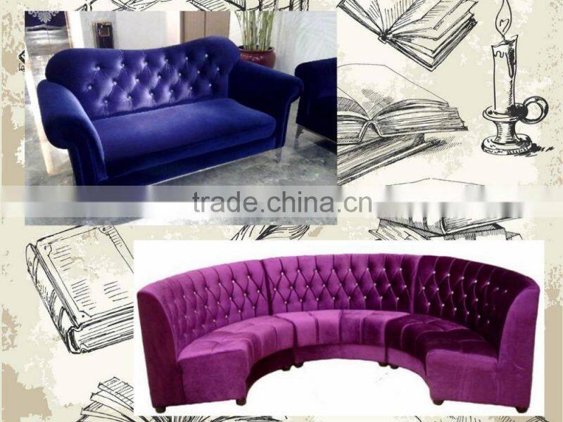 super soft knitting velvet fabric for curtain and garment