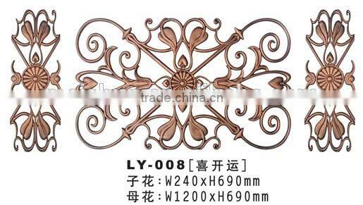 Hot sale Aluminum adorned accessories for garage gates LY-003