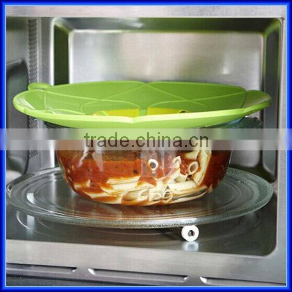 Silicone Spill Stopper Lid for over boil protectors 10" , foodgrade FDA approved round cooking pot spill stopper lid/cover