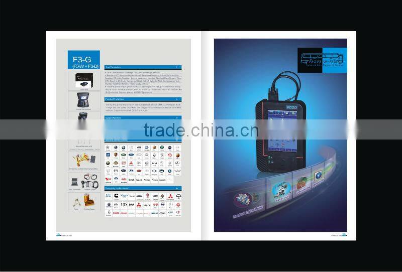 F3-G original multi-language Auto Diagnostic tools for light duty vehicles, passenger and light commercial cars