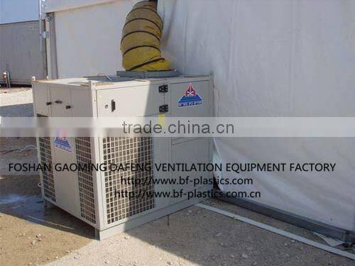 thermal air conditioning with zipper coulping insulation ducts