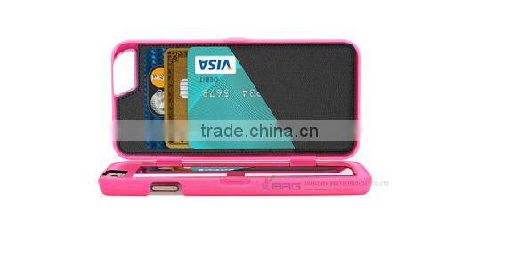 mirror case cover with card holder for iphone 6/ 6plus, case for iphone 6