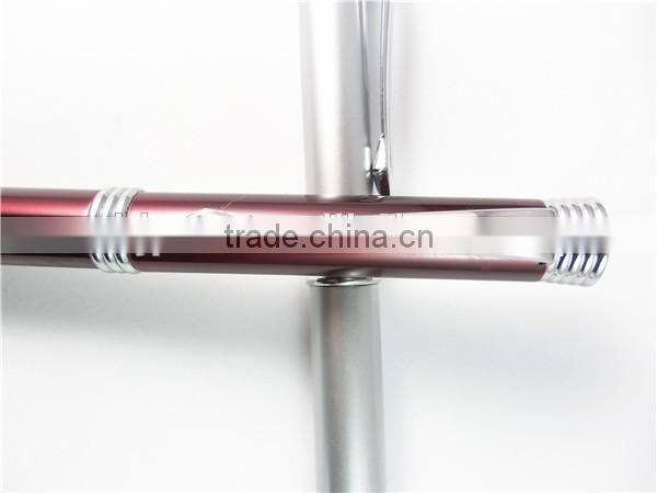 2016 Promotional Heavy Red/White/Black/Bule Metal Roller Pens For Gift ,Metal Twist Ballpoint Pen