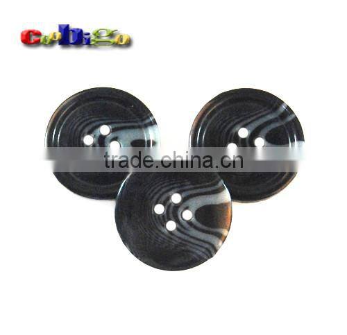 22.4mm(36L) Fashion Resin Grain Classical Buttons 4 Holes Sewing Craft DIY Accessories For Bag Garment #FLN007-22.4B