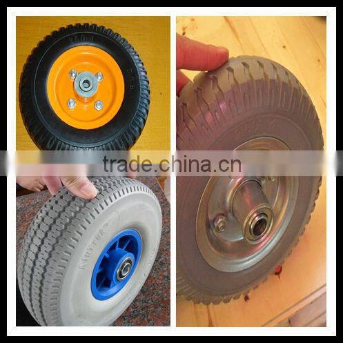 10inch pu foam trolley wheels 2.50-4 caster