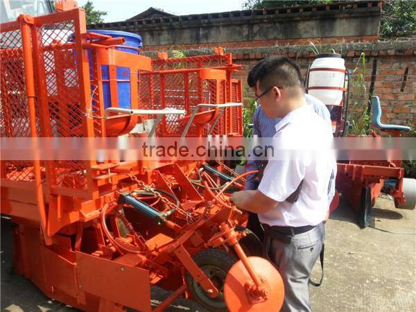 Planting usage manual seed planter factory manufacturing double rows sugarcane planting machine with ISO