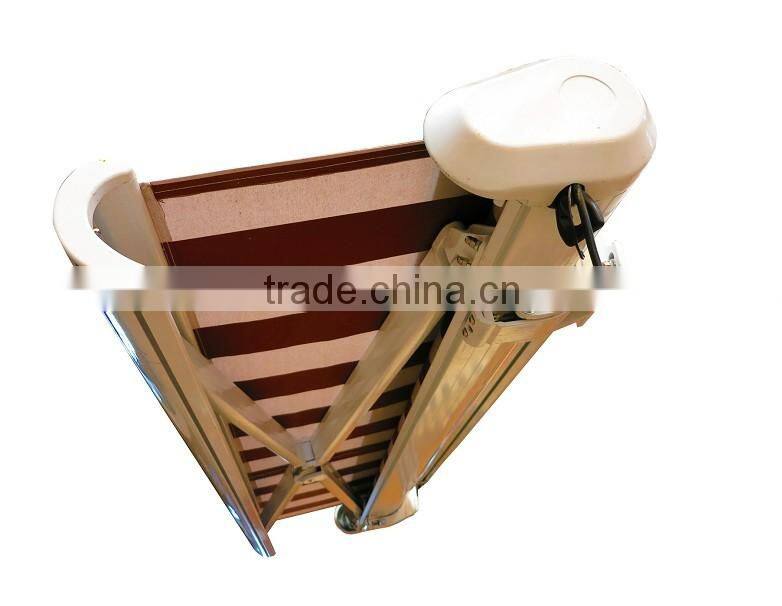 Automatic alu retractable full cassette awning