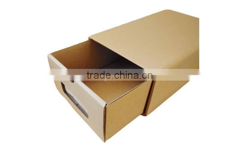 Kraft new design cardboard shoes box design