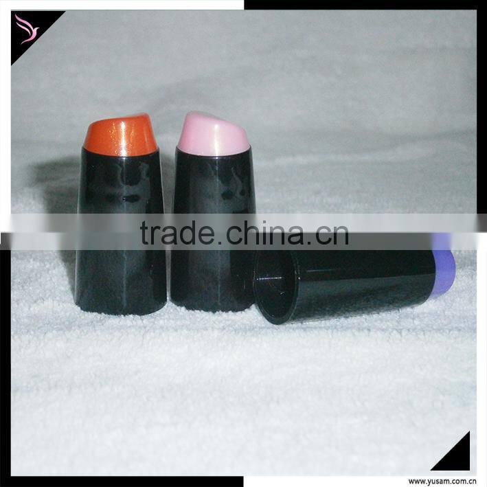 Classy colorful Plastic nail polish bottle screw caps with Color coating