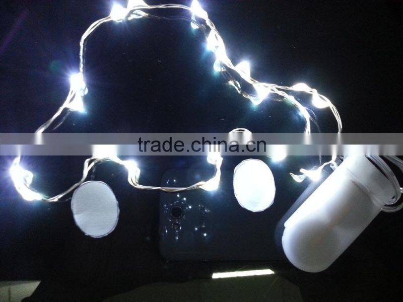 20 white led battery operated fairy light