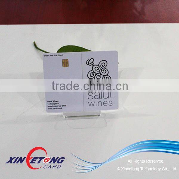 CMYK Offset Printing Contact IC Card With Sle5542 Chip