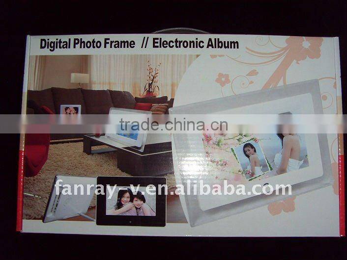 New design! Promotion gifts! 7 inch touch buttons digital photo frame