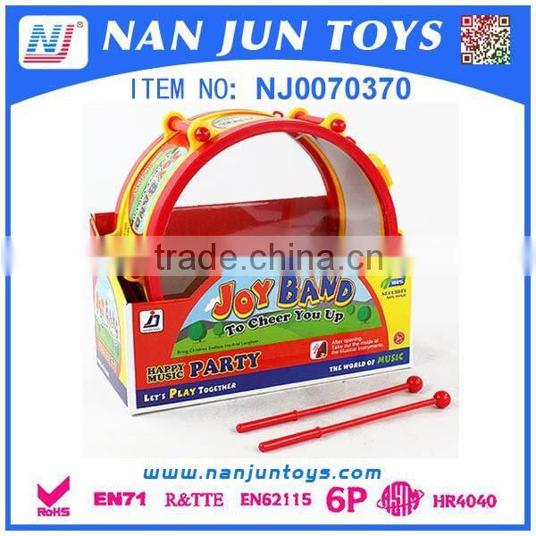Educational kids plastic musical instrument drum set toy