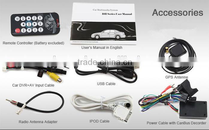 7" Win CE 6.0 car dvd player for ford focus Bluetooth GPS 3g Stereo FM Steering wheel control touch screen DH7009