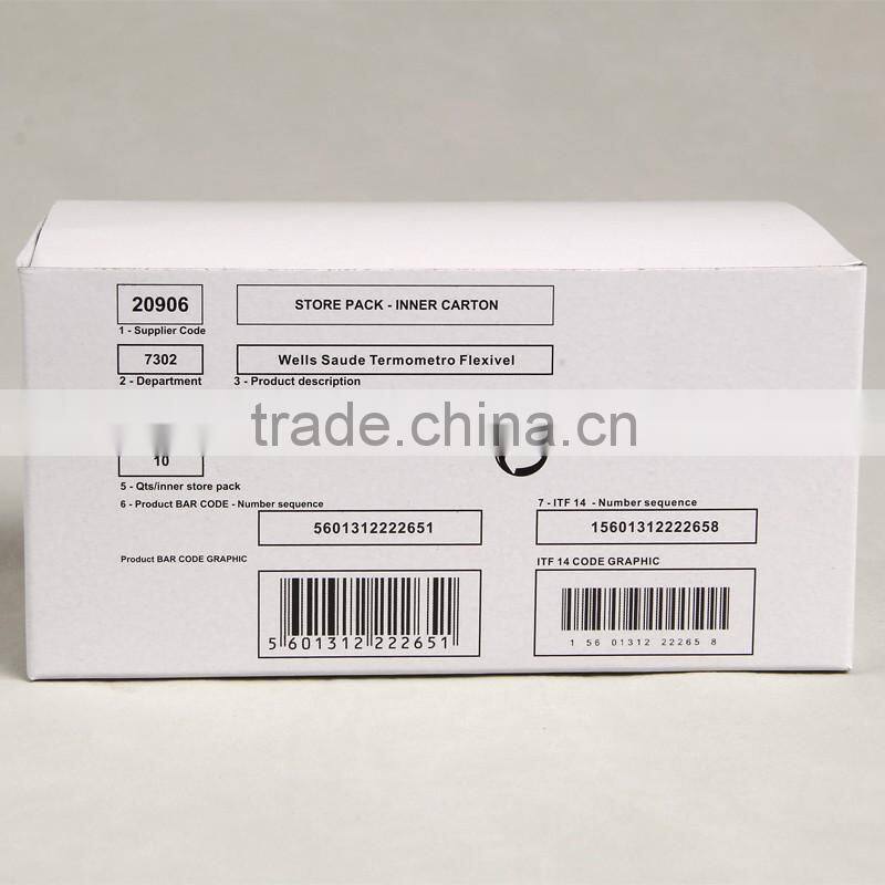 Grey cardboard inner box for store packing store pack - inner carton