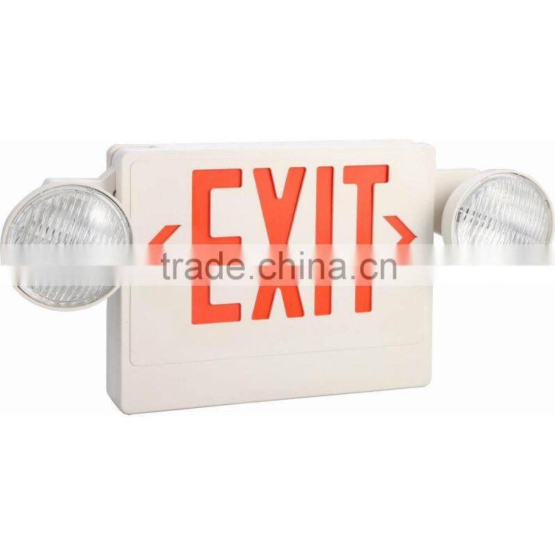 ET-100 combo LED rechargeable exit sign ul 924