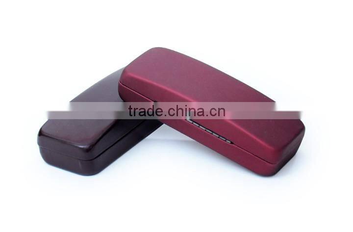 High quality hard leather metal spectacle cases