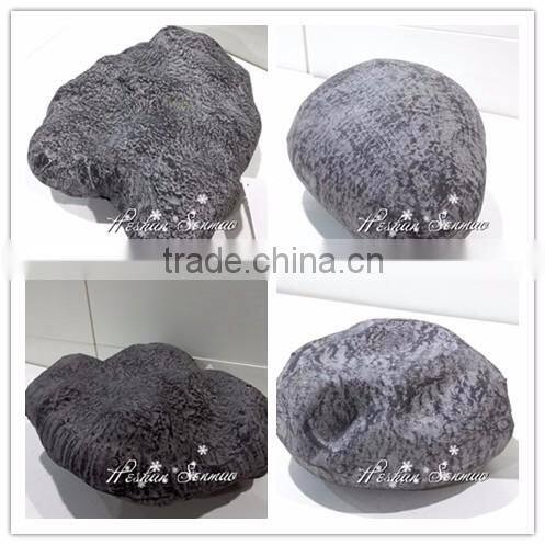 wholesale artificial ash black foam stone with high simulation