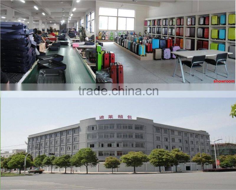 4 wheel hard shell trolley abs luggage for travel