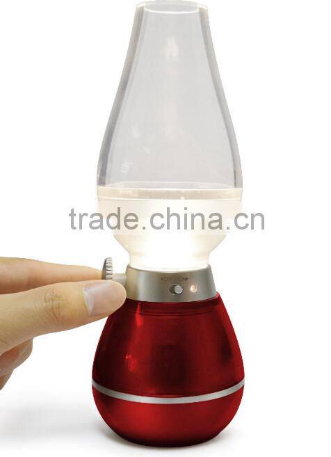 Creative Kerosene Oil Lamp Design with Dimmer Control Key for Indoor & Outdoor Use, Night Light, Reading Lights