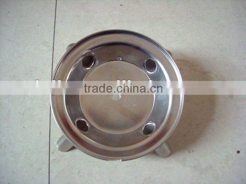 Stainless steel base of milking machine clawpiece