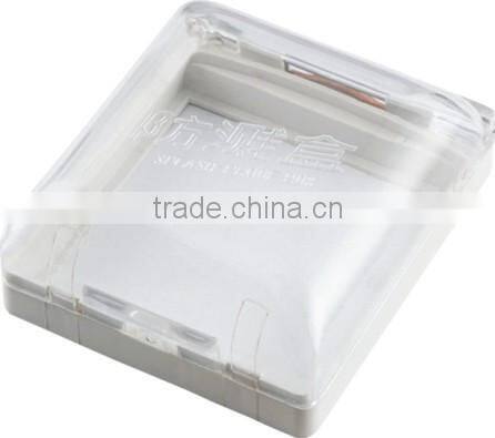 Wallpad for Wall Switch Socket Outlet 86 type Transparent Plastic Box