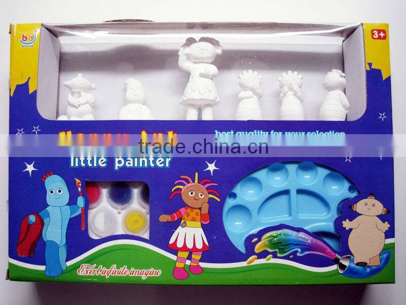 kid imagination graffiti removal paint toy cotton animal toy