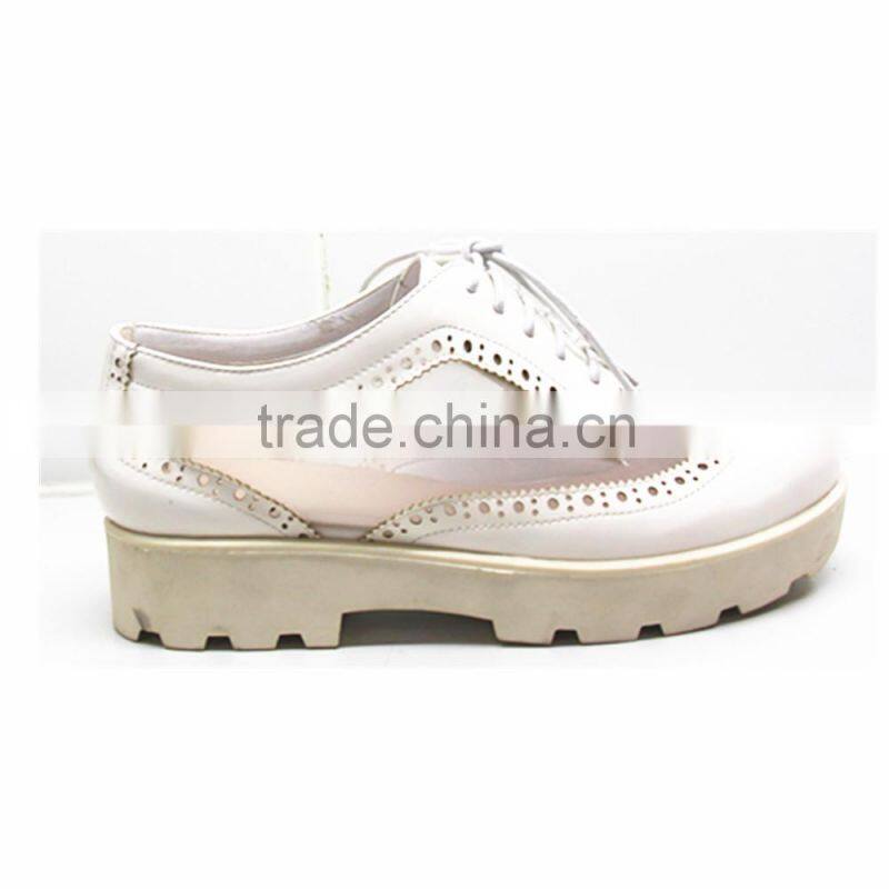 latest model patent white casual shoes for women
