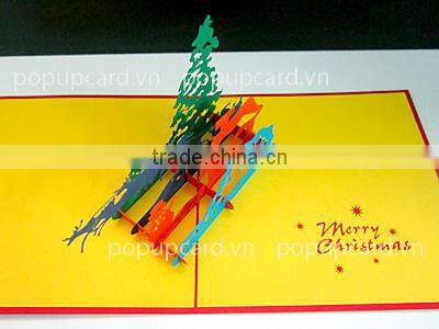 Christmas Scene 3d pop up card