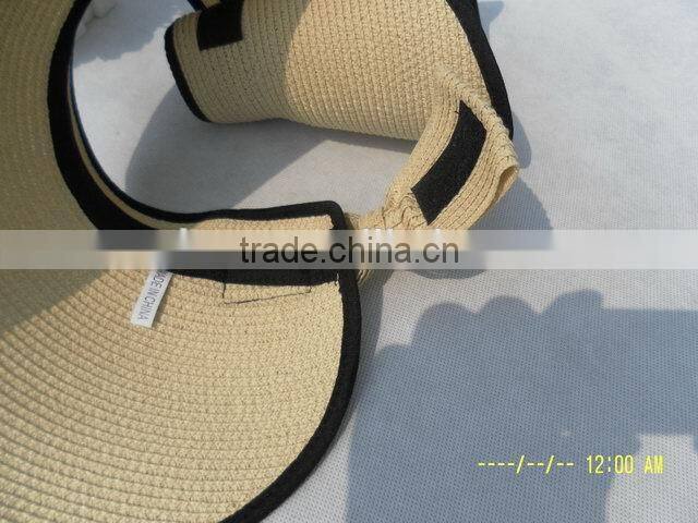 Professional manufacturer Discount top grade straw hat sun visors
