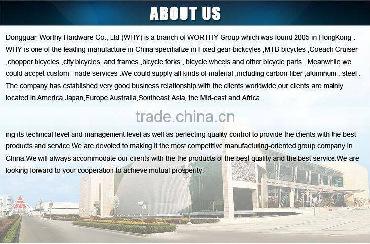 China 2015 hot new cheap urban bike high quality 26'' retro city bike with dynamo light